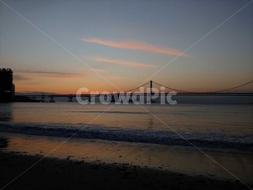 부산,광안리,광안대교,일출,바다,자연,풍경,nature,landscape,water,물,waterfront,워터 프론트,pier,교각,port,포트