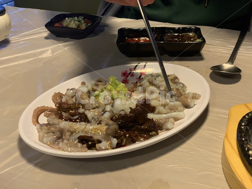 seafood,Octopus soup,live octopus,Octopus Tangtangtang,Octopus