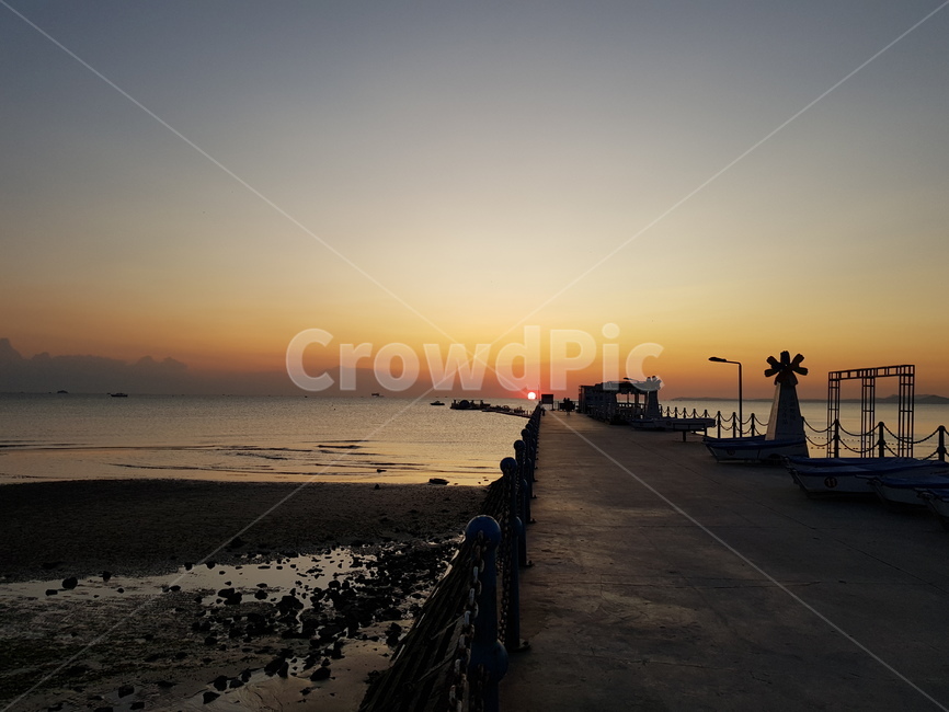 sunrise,일출,바다,seaside,자연