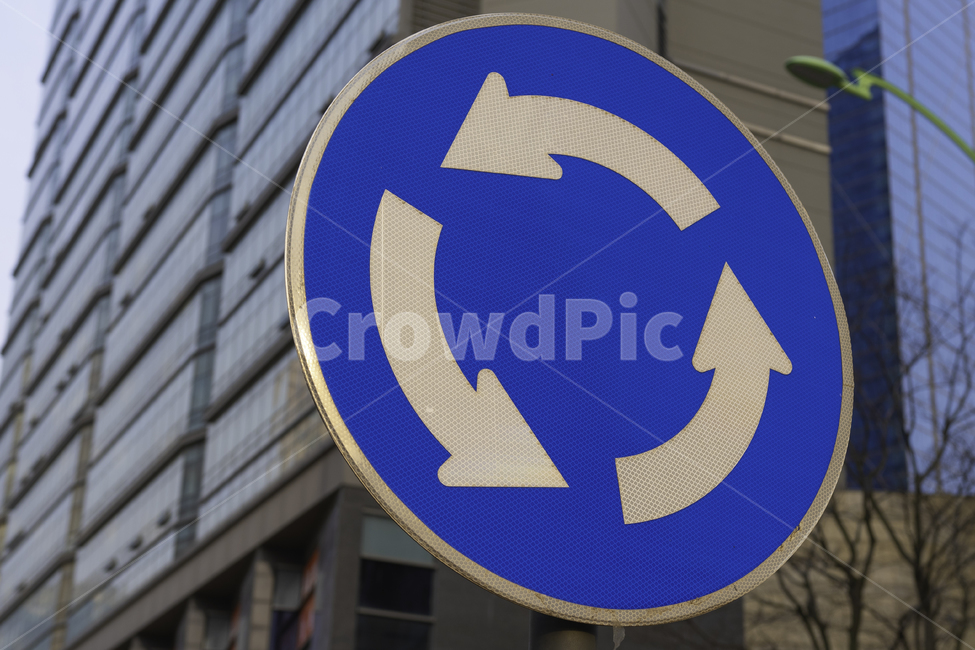 symbol,로터리,도로표지판,표지판,회전,sign