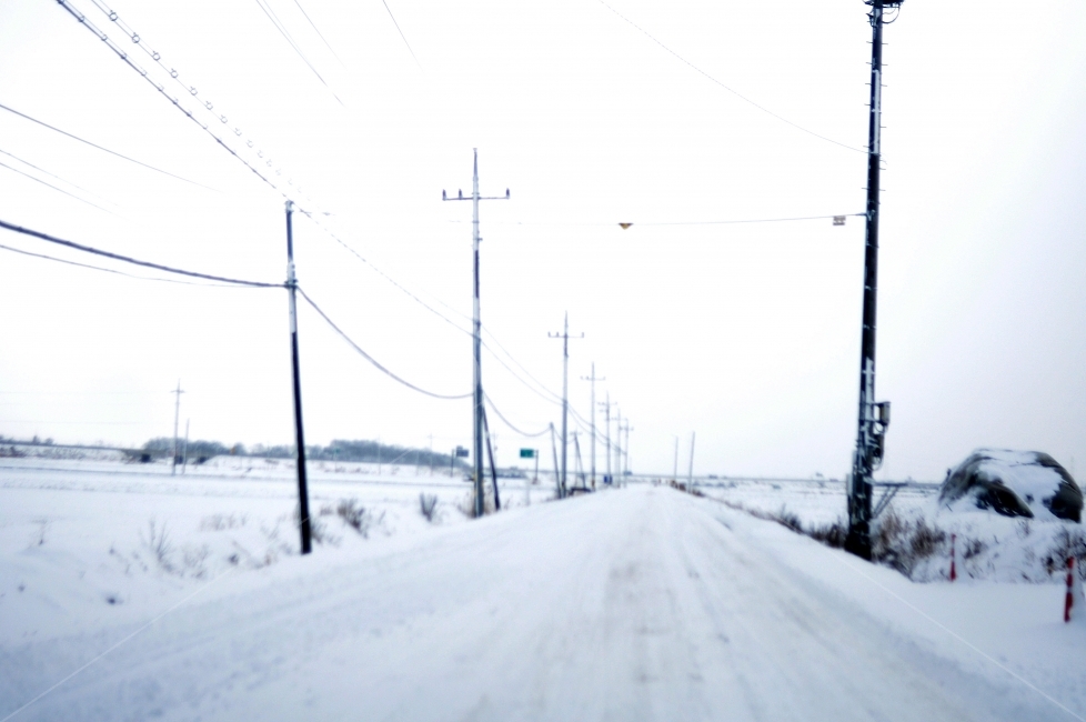 도로,눈,필름사진,느낌,촛점,겨울,계절,winter,season,시골,마을,풍경,landscape,country,rural,town,감성,sensible,feeling