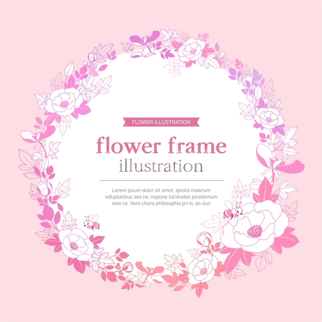 꽃,꽃잎,패턴,꽃송이,프레임,문양,벌,봄,모란,꽃,flower,그래픽,일러스트레이션,graphic,illustration
