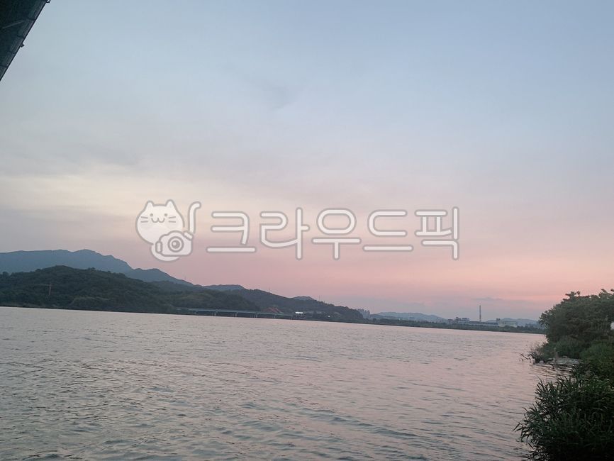 강,강뷰,핑크뷰,핑크색,푸른하늘,nature,자연,outdoors,옥외