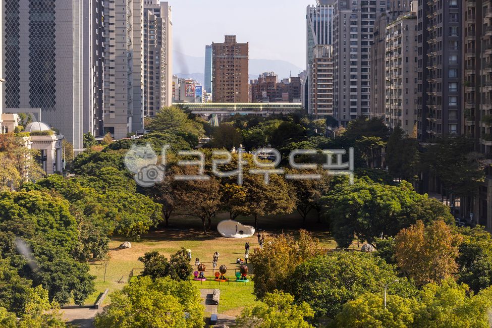Taiwan Park,Urban Forest,Skyline,Natural City Center,Park View,Asian City Center