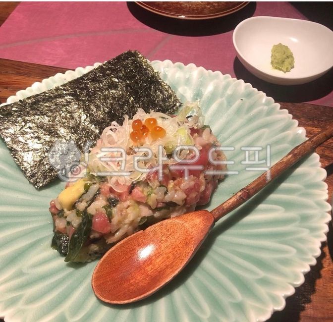 참치요리,참치뱃살톳나물무침,생선요리,회,seefood,퓨전요리,보양요리