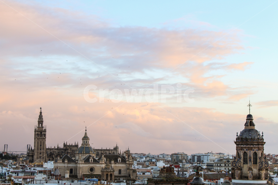 세비아,스페인,세비아전경,외국도시,도시,오래된마을,마을,도시,풍경,city,landscape,해외,외국,세계,foreign,oversea,world,세계도시풍경,해외도시풍경,외국도시풍경,world cityscape,building,건물,steeple,뾰족한 탑,architecture,건축물,tower,탑,spire,첨탑