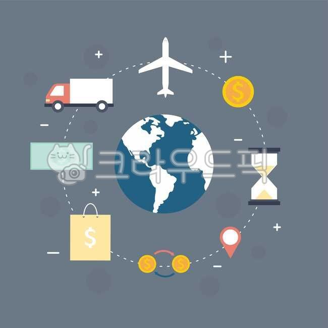 bag,Trade,direct purchase,shipping,hourglass,drawing,shopping,parcel,shopping bag,courier,transit,exchange,object,coin,Transportation,truck,icon,Exchange Rate,flat,vector,delivery,business,transport,transportation,trade,money,painting,earth,airplane,illus