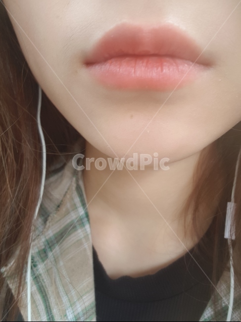 입술,색,틴트,이어폰,하관