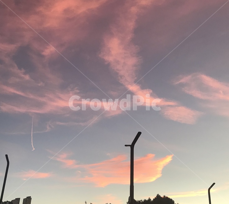 하늘,구름,sky,cloud,핑크색,분홍색,pink,감성,따뜻함,자연,풍경,nature,landscape,outdoors,옥외