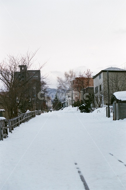 일본,오타루,눈길,겨울,철길,필름,필름사진,japan,otaru,snow,filmphoto,겨울,계절,winter,season
