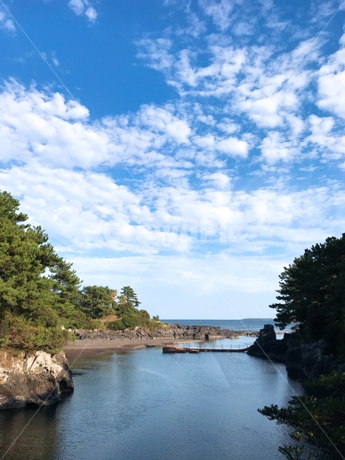 제주,쇠소깍,자연,하늘,구름,nature,풍경