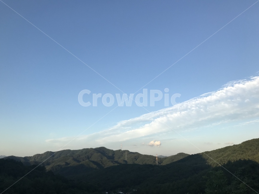구름,하늘,자연,산,감성