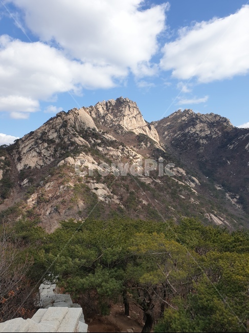 자연,산맥,산,북한산,북한산성,sky,구름