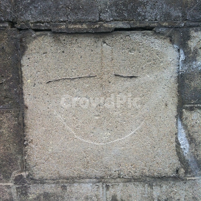 웃음,스마일,나뭇가지,벽,벽돌,wall,smile