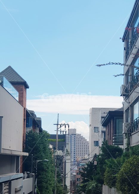 하늘,동네,구름,여름하늘,파란하늘