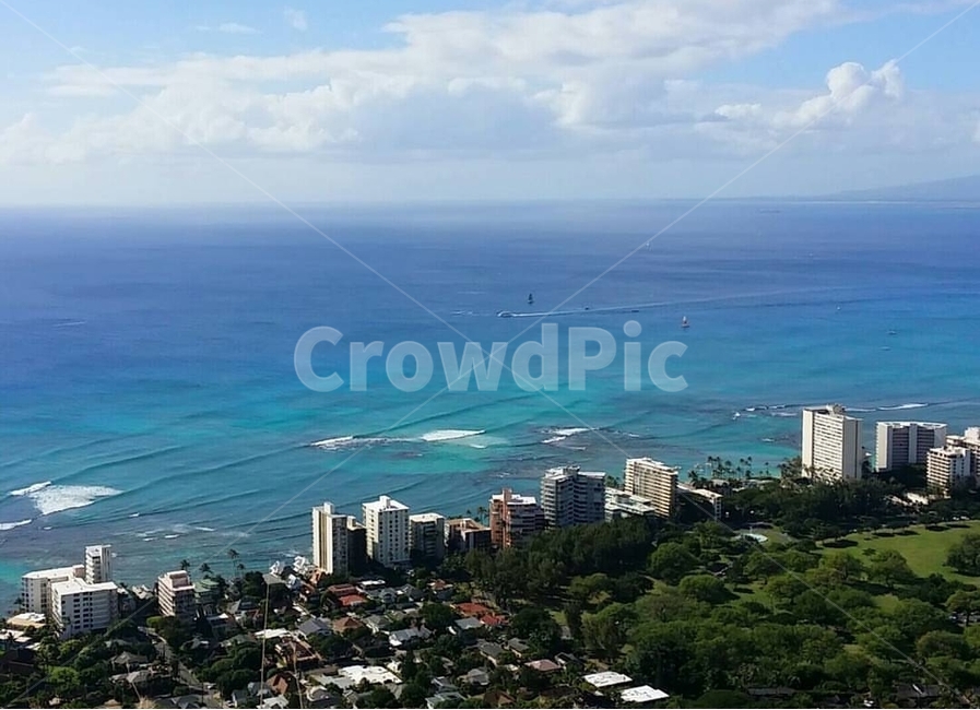 nature,자연,옥외,landscape,outdoors,경치,풍경,aerialview,조감도,하와이,여행,와이키키,바다뷰,하늘,바다,hawaii,자연,풍경,nature,landscape