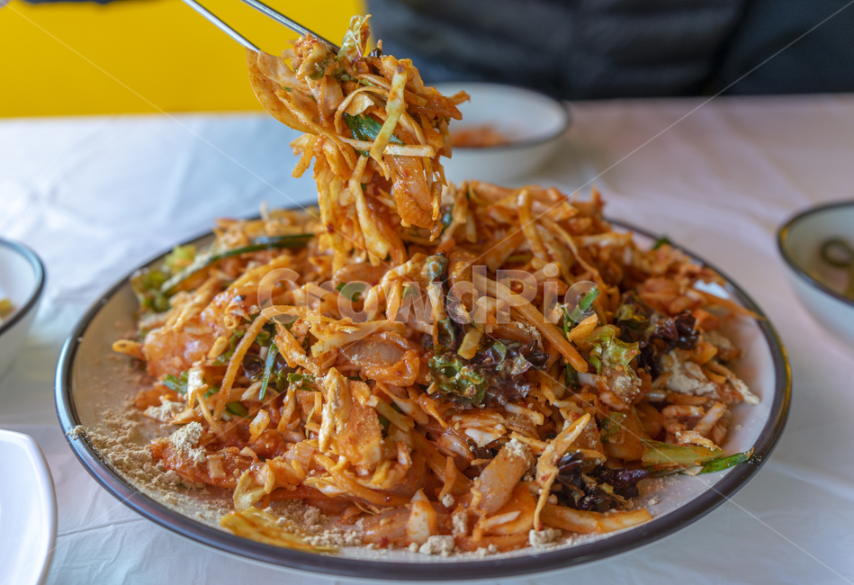 가자미회무침,한식,음식,rawfishsalad,koreanfood,slicedrawsole