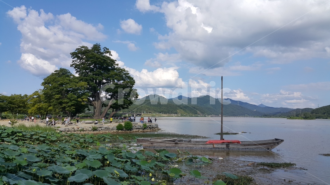 양평,두물머리,호수,구름,나룻배,연꽃,자연,풍경,nature,landscape,한국자연풍경,한국자연경관,korea nature landscape
