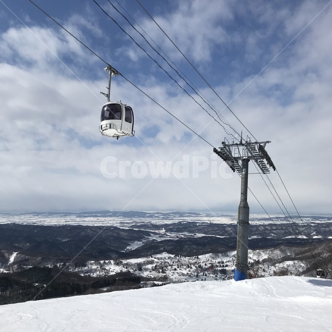 자연,산,정상,풍경,눈,겨울,snow,winter,케이블카,cablecar