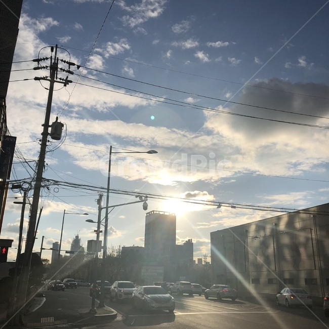 용산구,하늘,구름,빛,여유