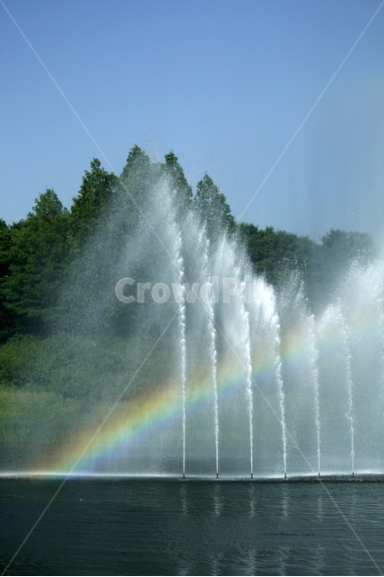 호수,여름,식물,물결,공원,분수,무지개,하늘,자연,풍경,nature,landscape,water,물,fountain