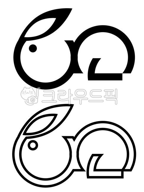 토끼,토끼로고,rabbit,심볼,토끼상징,로고,logo,symbol,sign,사인