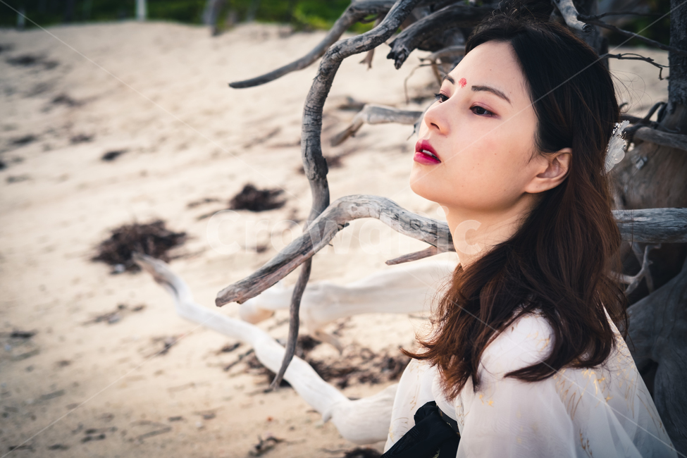 한복,해변,여성한복,여성인물,여성,전통의상,사람,인물,인간,human,person,여성,여자,woman,female,lady