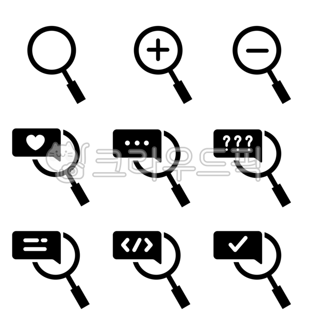 아이콘,icon,말풍선,speechbubble,모음,모음집,collection,물음표,question,하트,heart,소스,코드,code,개발,development,확인,체크,글,문의,writing,inquiry,표시,기호,마크,sign,mark,상징,symbol,size,크기,확대,augmentation,축소,reduction,검색,search,탐정,detective,찾다,lookup,돋보기,magnifier