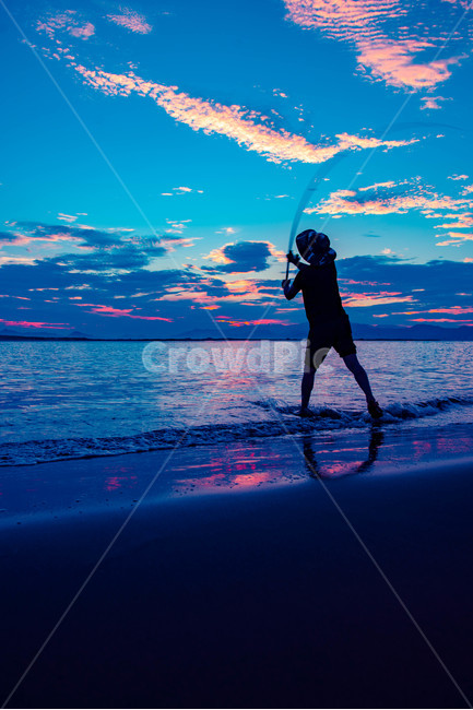 사람,person,nature,자연,바다,sea,낚시,노을,sunset,일몰