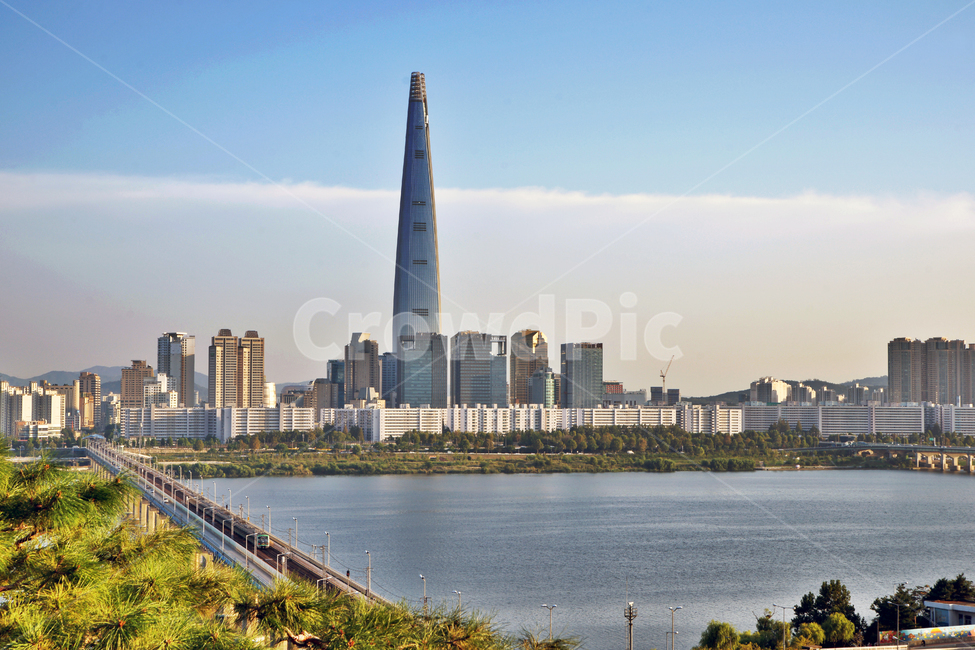 한강,잠실철교,롯데월드타워,잠실,한강다리,도시,풍경,city,landscape,한국도시풍경,한국도시경관,korea cityscape