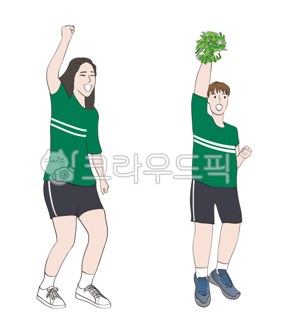 Cheering,Cheering supplies,Sports day,cheering surgery,happy,Middle schooler,Cheering tool,Gym suit,boy,running,school,Athletic Competition,exciting,high school student,female student