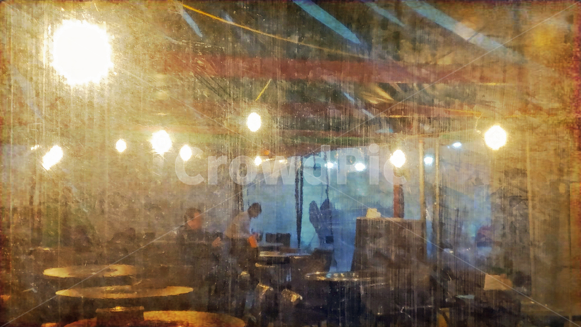 빈티지,주점,야간풍경,술집,포장마차,불빛,조명,라이트,night,light,bar,pub,tavern,테이블,흐릿한,vintage,retro,복고풍,레트로,배경,바탕,백그라운드,야경