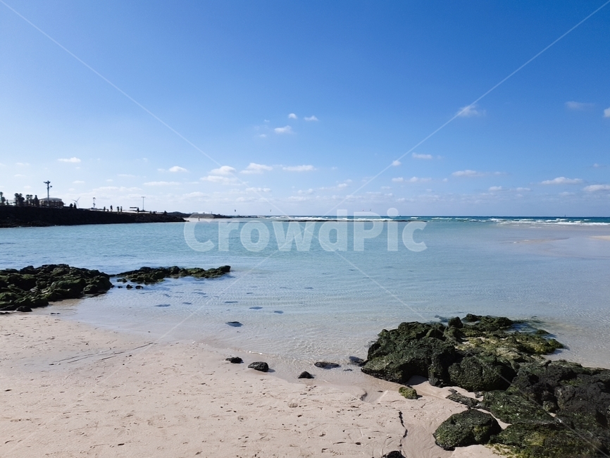 제주도,자연,바다,에메랄드,하늘,nature,현무암,돌,sky,outdoors,옥외,land,shoreline,해안선,water,물,ocean,대양,sea,자연,풍경,nature,landscape,해변,바다,beach,sea