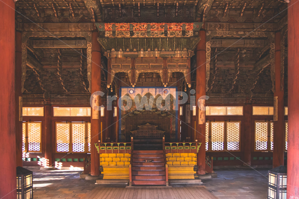 Cultural Heritage,king,ruins,throne,Deoksugung Palace,Inside Deoksugung Palace,Ilwolobongdo