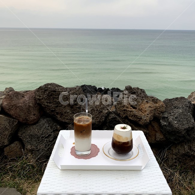 바다,카페,커피,휴식,힐링,제주도