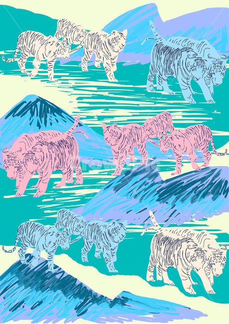 design,tiger,art,미술,디자인,포스터,동물,animal