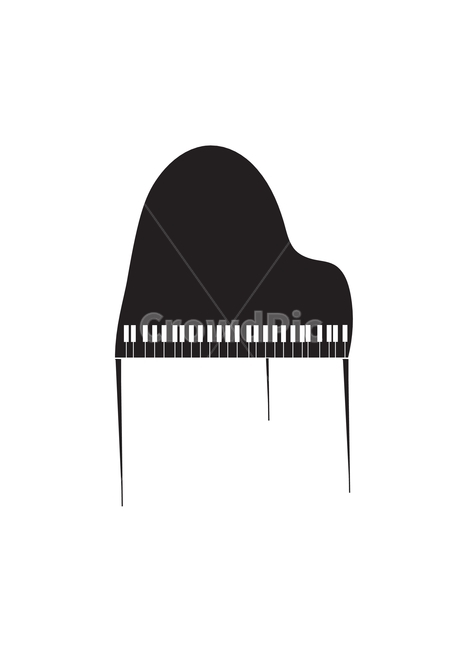 피아노,악기,명암,심플,블랙앤화이트,악기,음향기기,musical instrument,musical equipment,그래픽,일러스트레이션,graphic,illustration
