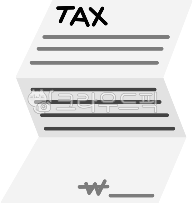 세금,tax,세금서류,세금문서,세금일러스트,세금환급,세금신고