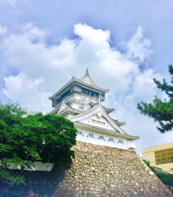 일본,기타큐슈,여행,고쿠라성,여름,하늘,풍경,japan,view,background,landscape,travel,castle,해외,외국,세계,foreign,oversea,world,랜드마크,landmark,tourist attraction