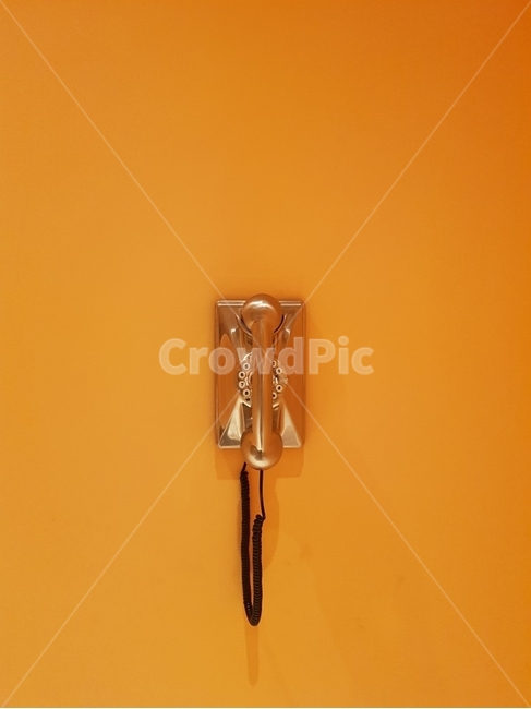 전화기,공중전화,주황,오렌지,전화