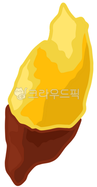 Roasted sweet potato,sweet potato,sweet potato snack,winter snack,snack,sweet potato illustration,food illustration,street food,winter food,Korean snack,dessert,cute,simple,warm