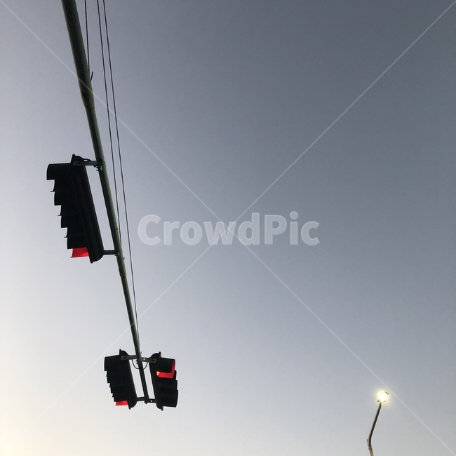 신호등,하늘,고요한,감성,배경화면,교통,교통수단,traffic,transportation