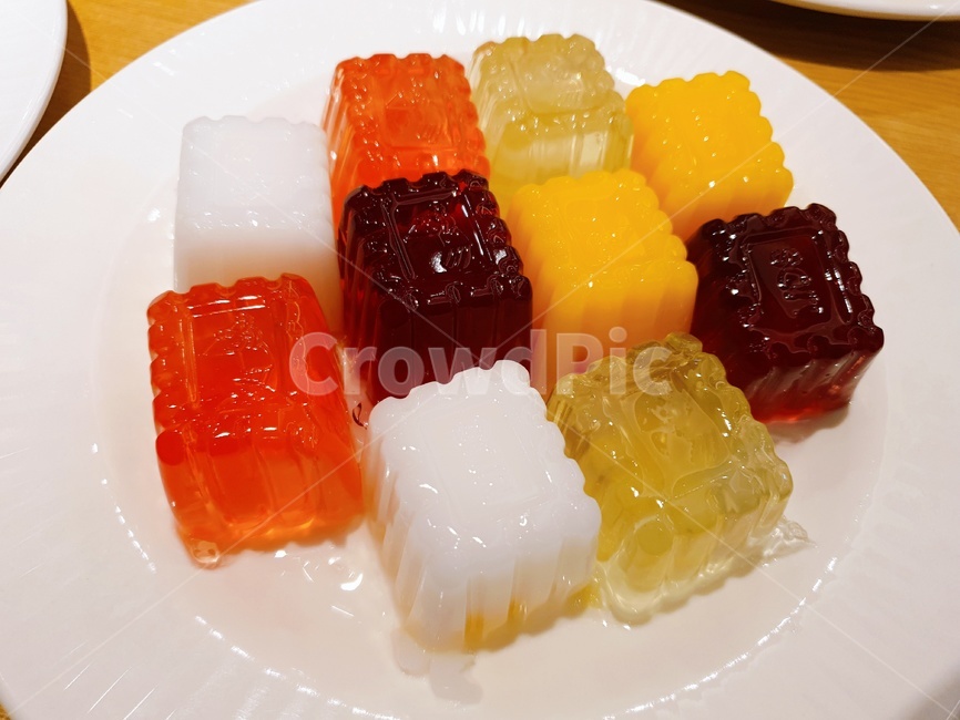 음식,푸딩,알록달록,젤리,디저트