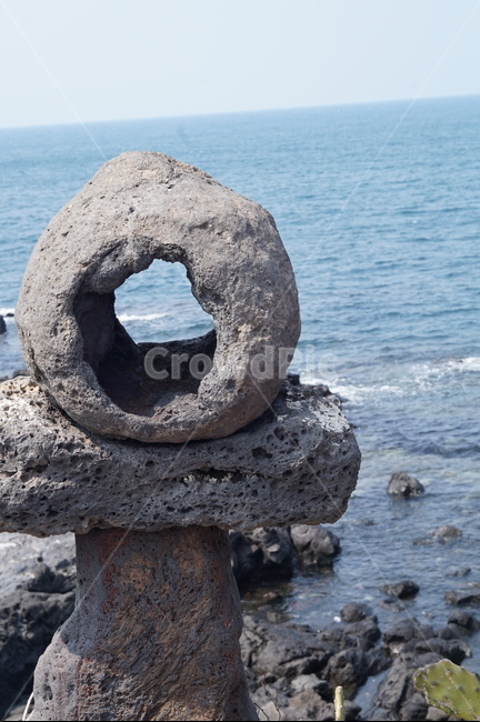 제주도,바닷가,장식물,돌장식,바다,제주도,jeju,jeju island