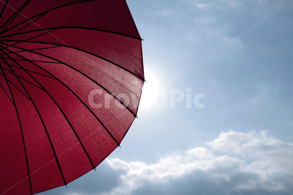 빨간,우산,하늘,umbrella,canopy,풍경,배경,백그라운드,한국풍경