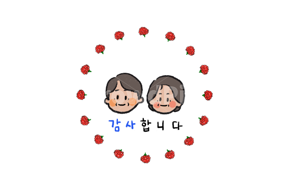 카네이션,부모님,어버이날,스티커,스템프,일러스트,누끼,손그림,누끼,remove background