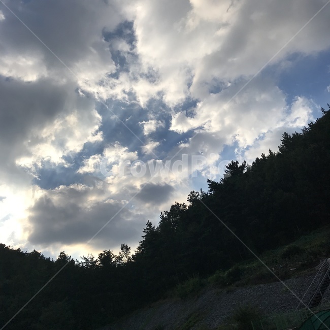 하늘,구름,몽환,자연,햇빛,햇살,뭉개구름,산,sky,sun,sunny,mountain,cloud,nature,fantasy,감성,하늘색