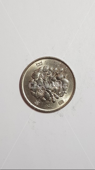 일본동전,앞,뒤,1엔,동전,coin,돈