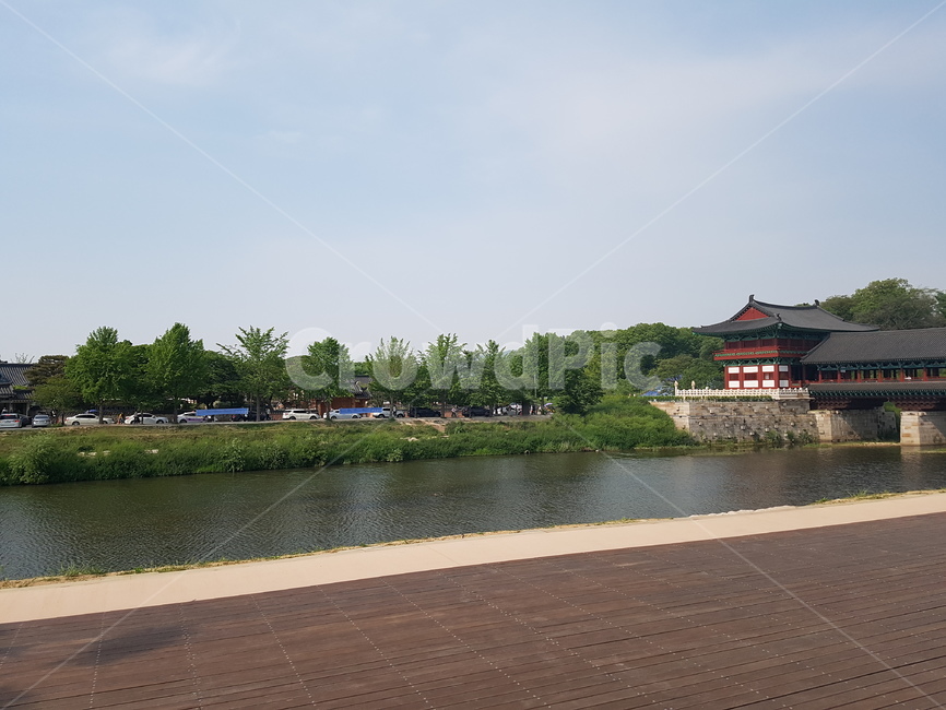 건축물,경주,월정교,다리,자연