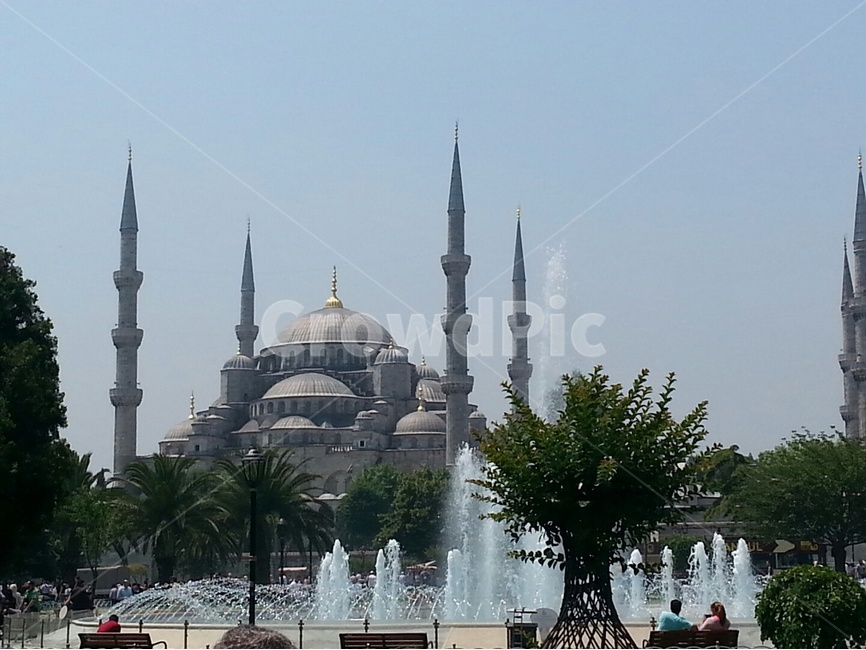 분수,블루모스크,이슬람,중동,터키,관광지,랜드마크,landmark,tourist attraction,해외,외국,세계,foreign,oversea,world,세계랜드마크,해외랜드마크,외국랜드마크,world landmark,world tourist attraction,architecture,건축물,dome,둥근 천장,building,건물,water,물